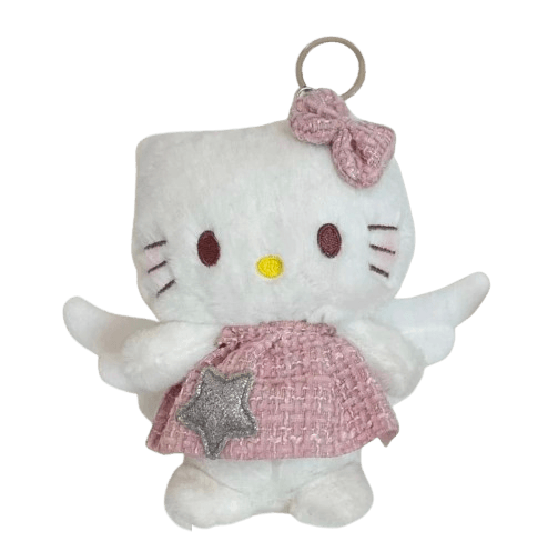 Hello kitty plush keychain