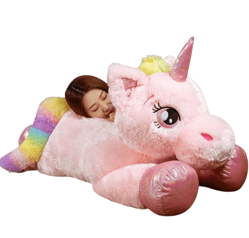 Large plush unicorn