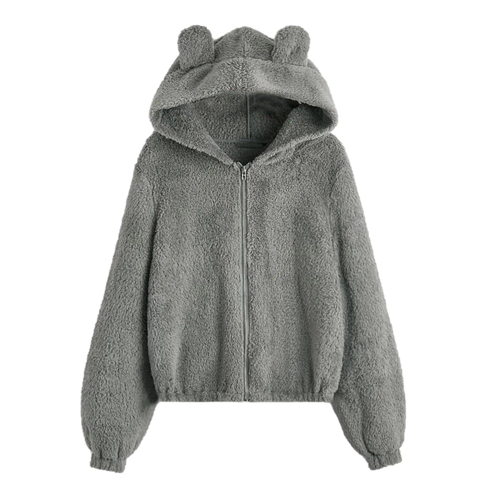 Fleece teddy bear jacket