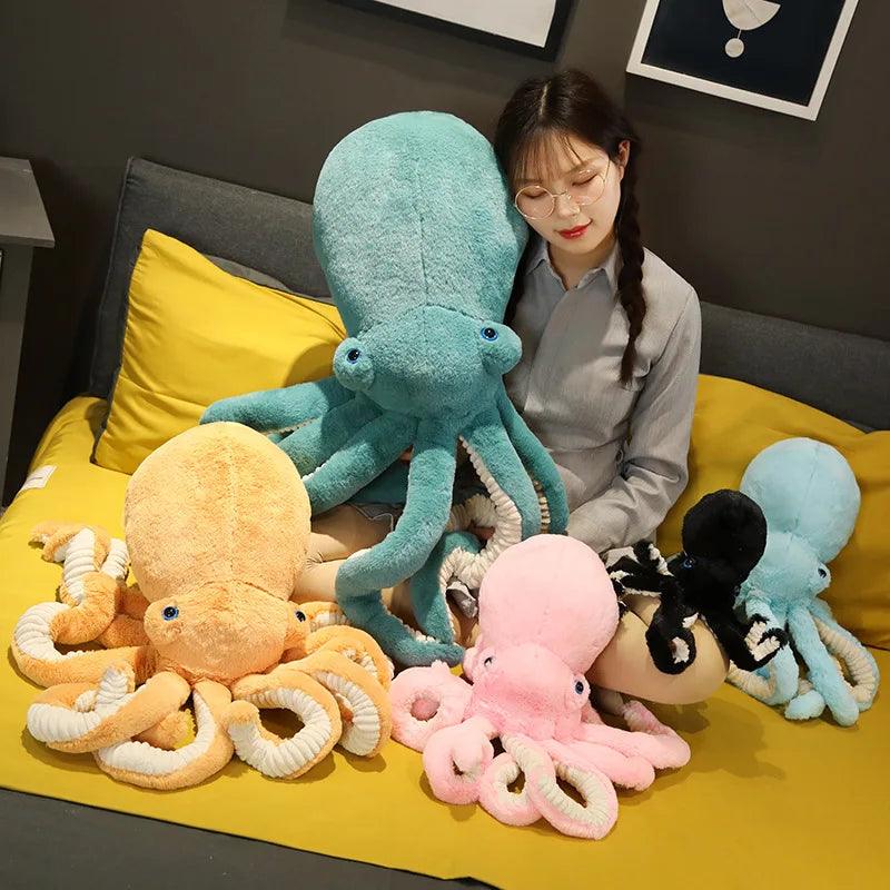 Octopus plush huge