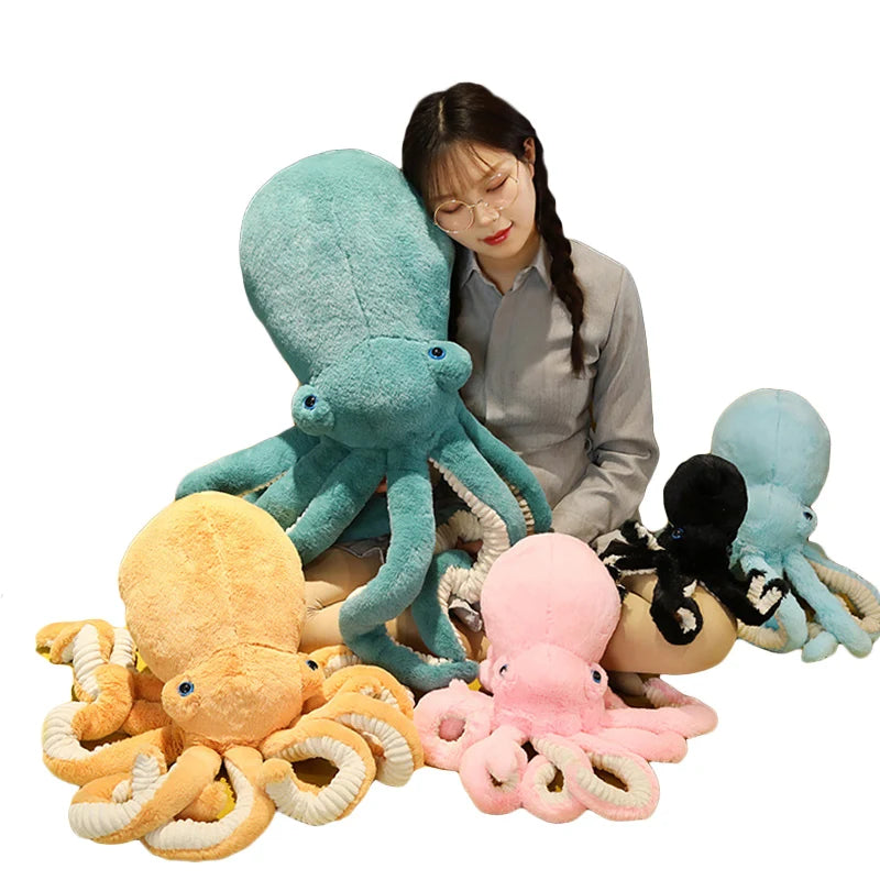 Giant octopus plush