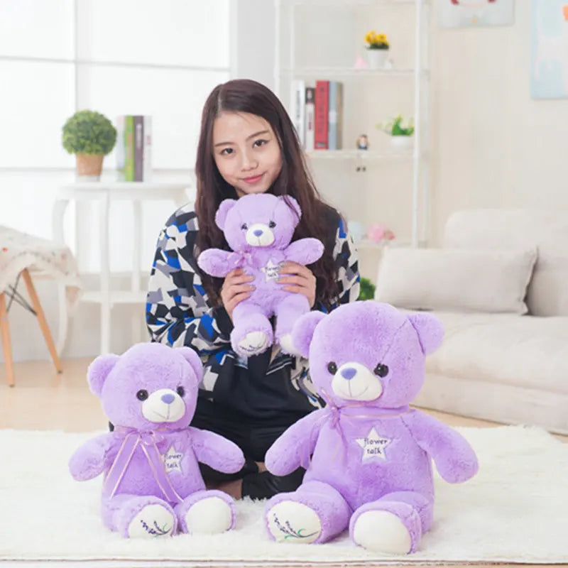 Purple teddy