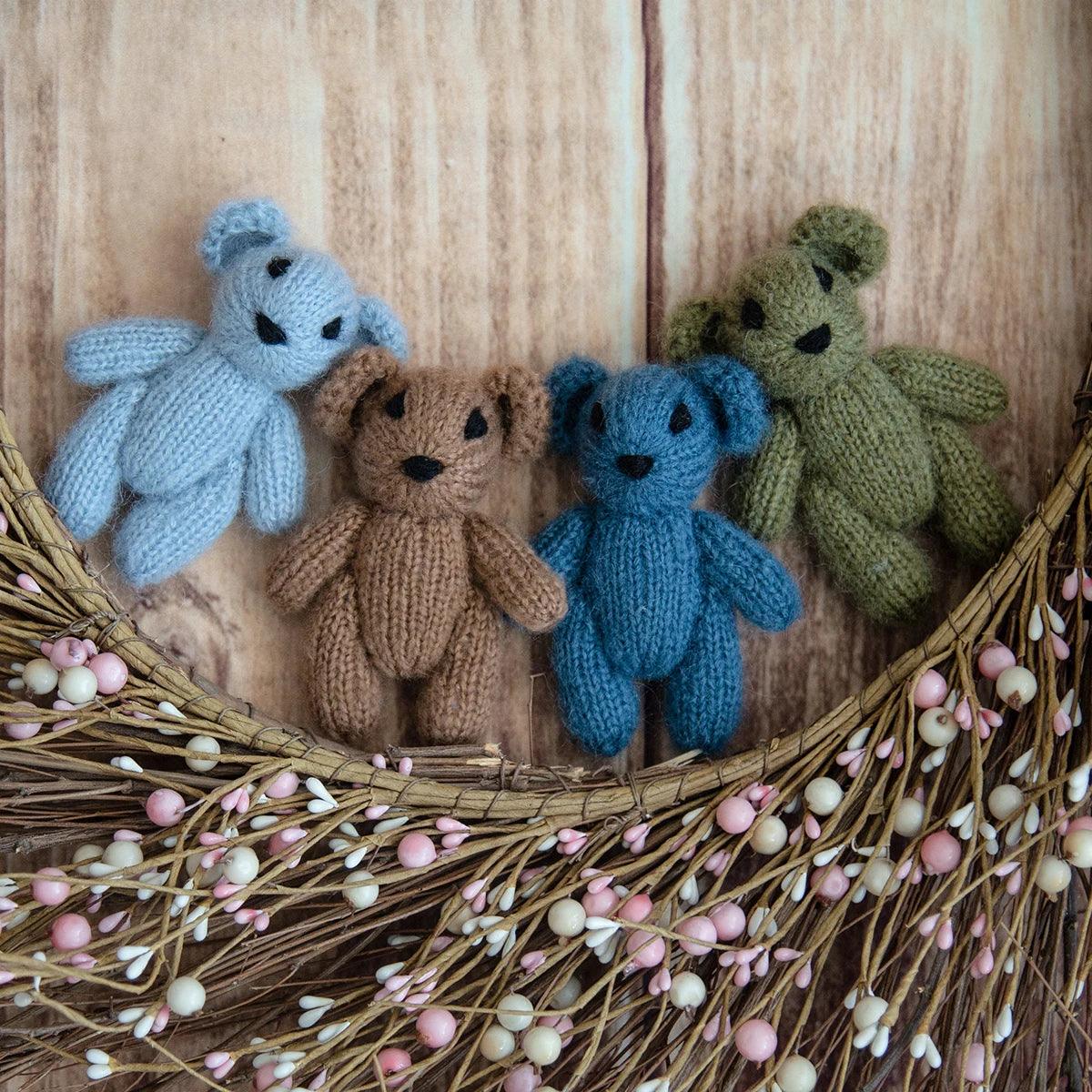 Knitted teddy bear