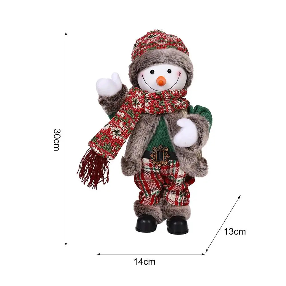 The snowman plush doll