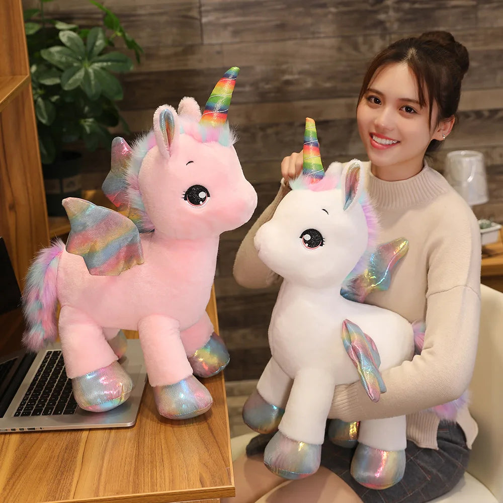 Unicorn plush soft toy