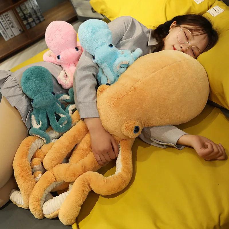 Octopus plush huge