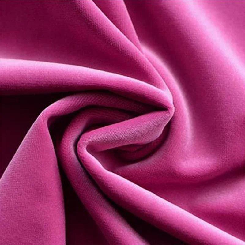 Plush velvet fabric