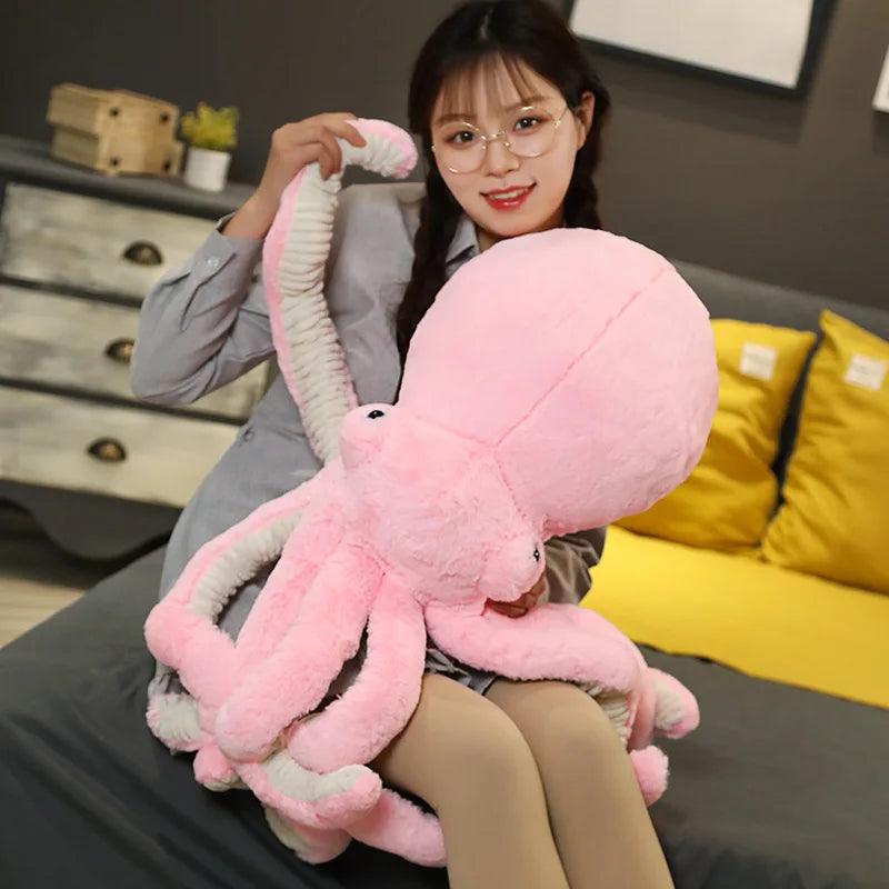 Octopus plush huge