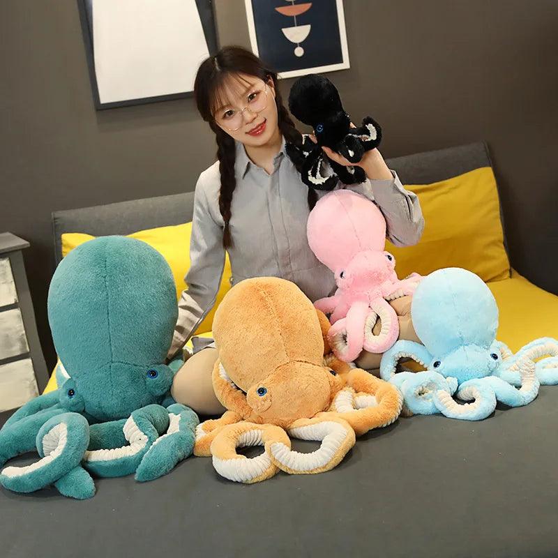Octopus plush huge