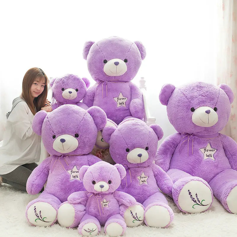 Purple teddy