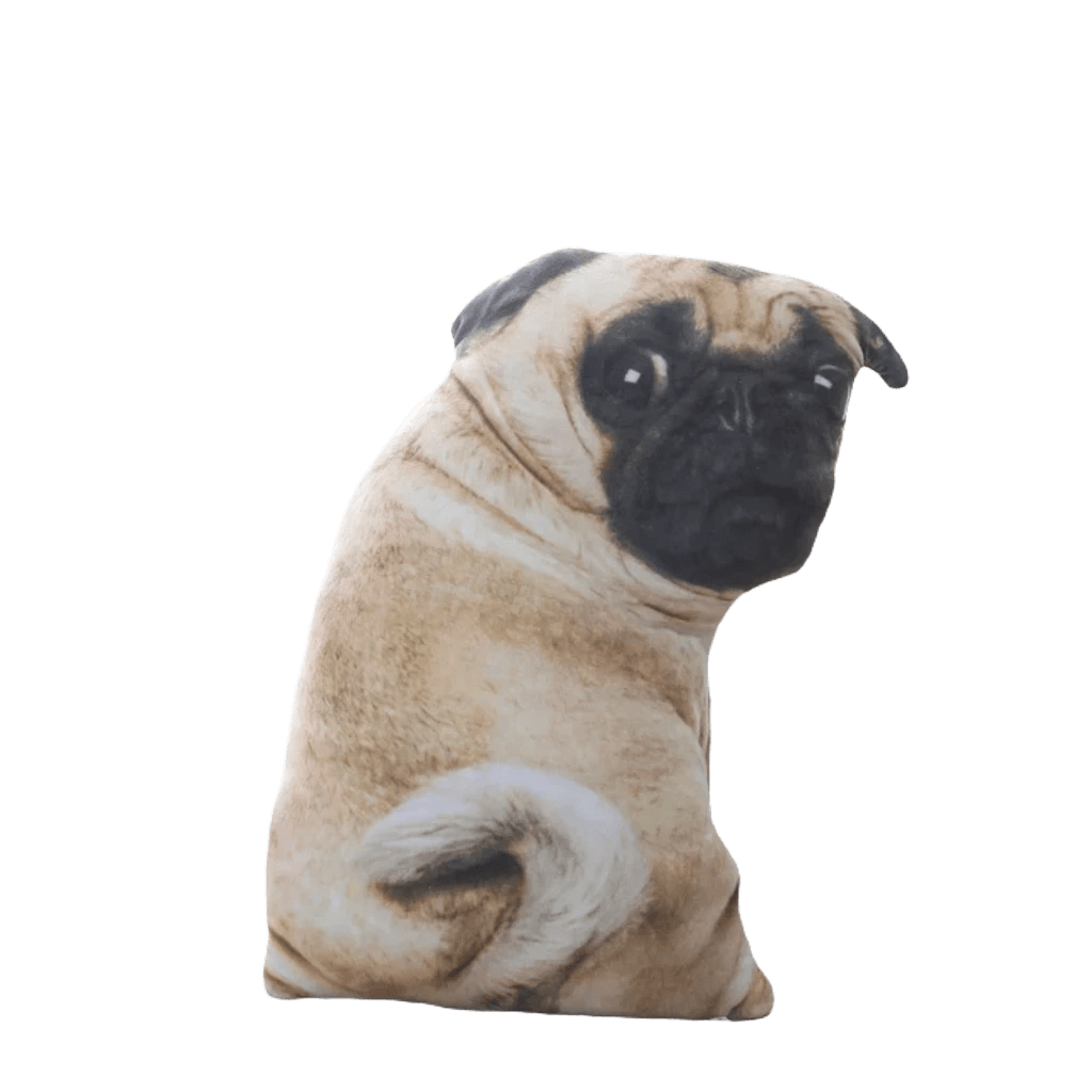 Pug plush toy