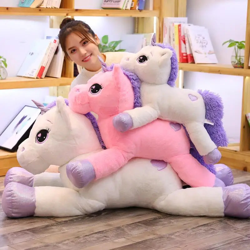 Unicorn teddy bear big