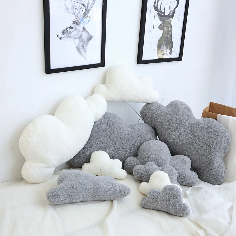 Plush grey bed