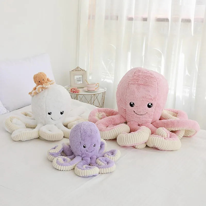 Plush toy octopus