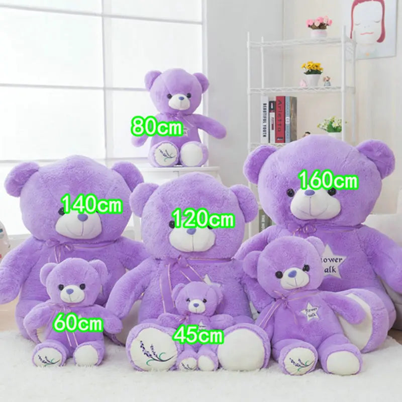 Purple teddy