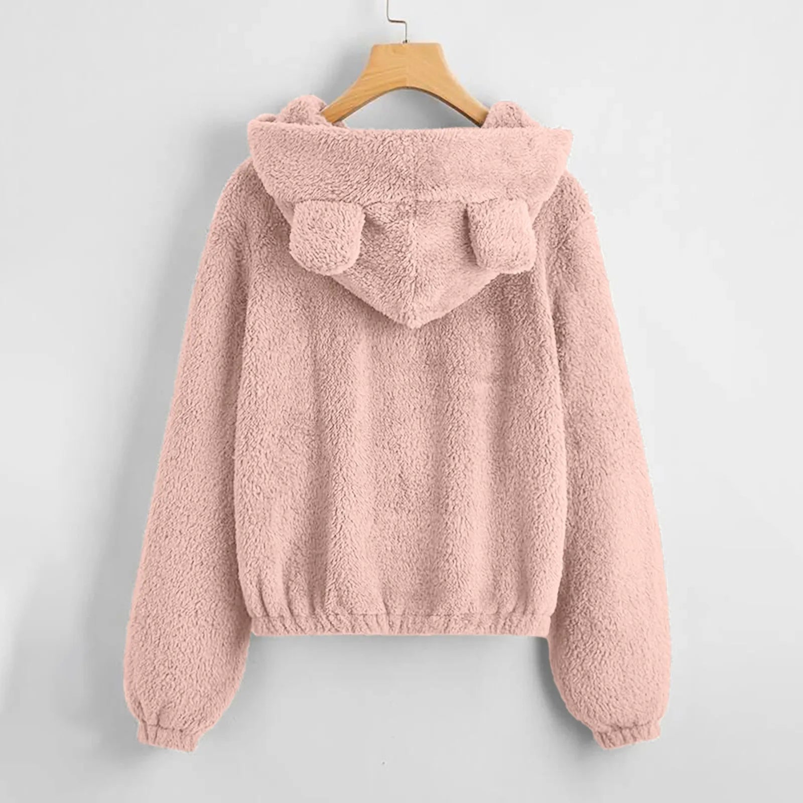 Fleece teddy bear jacket