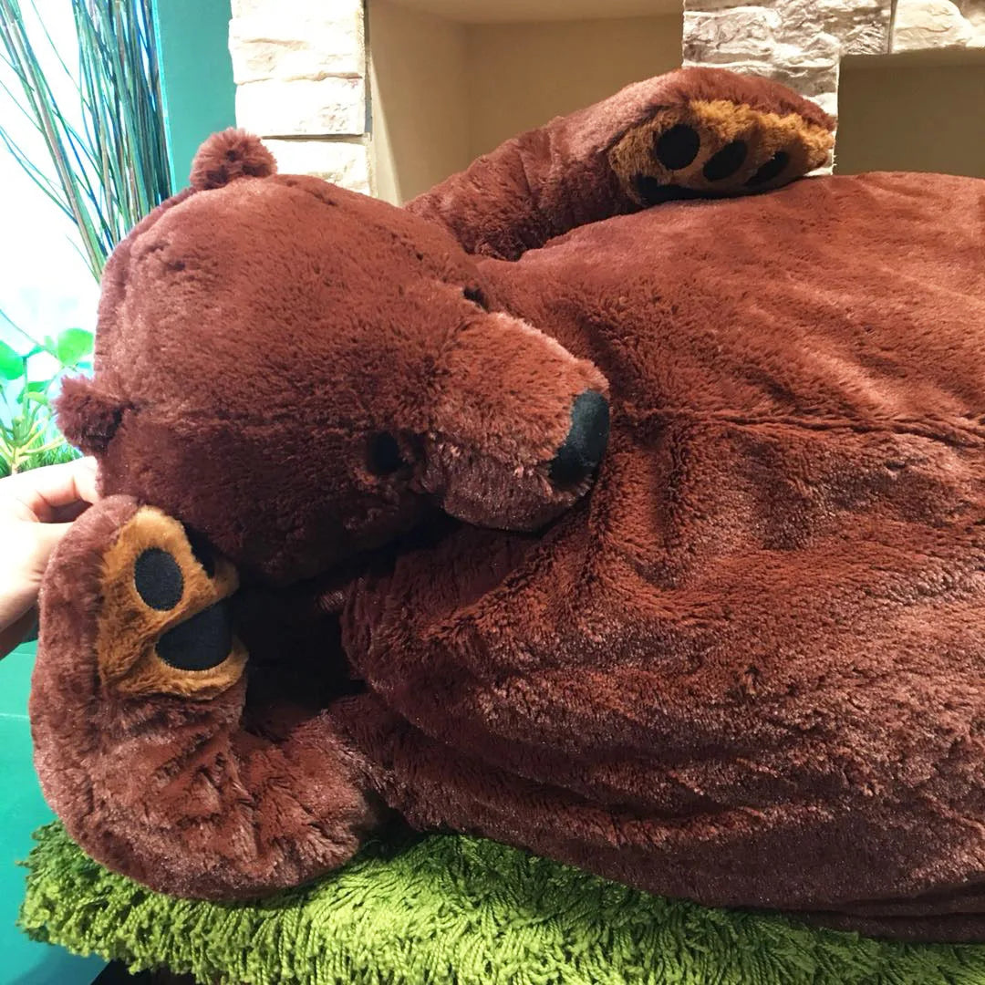 Giant teddy bear bed