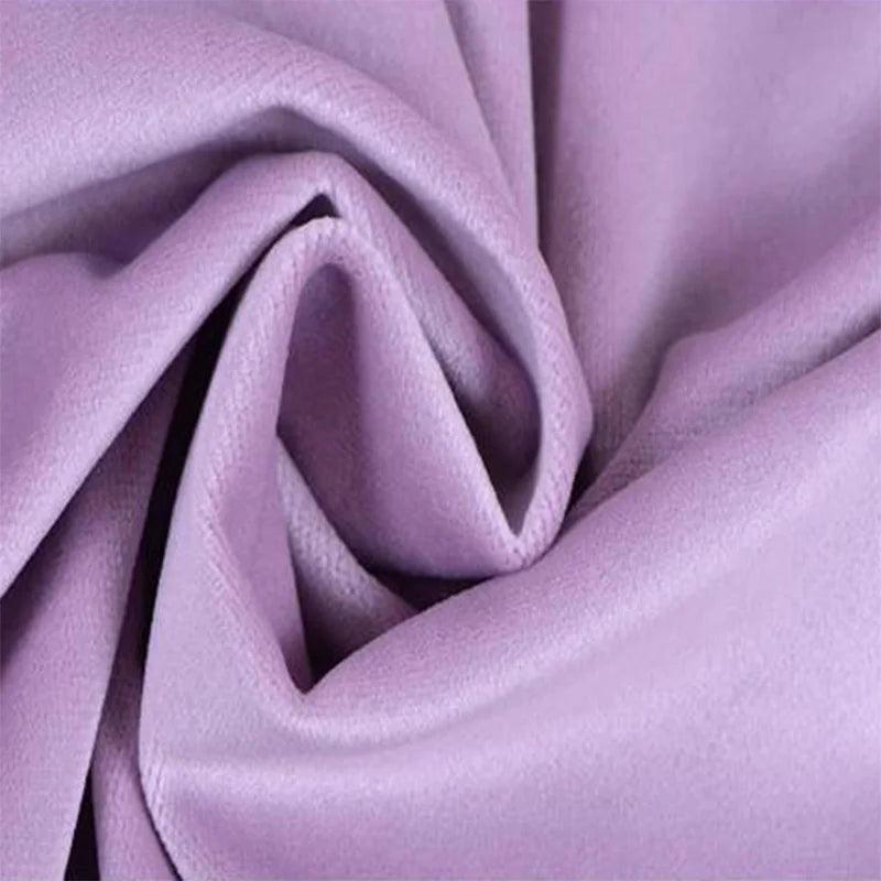 Plush velvet fabric