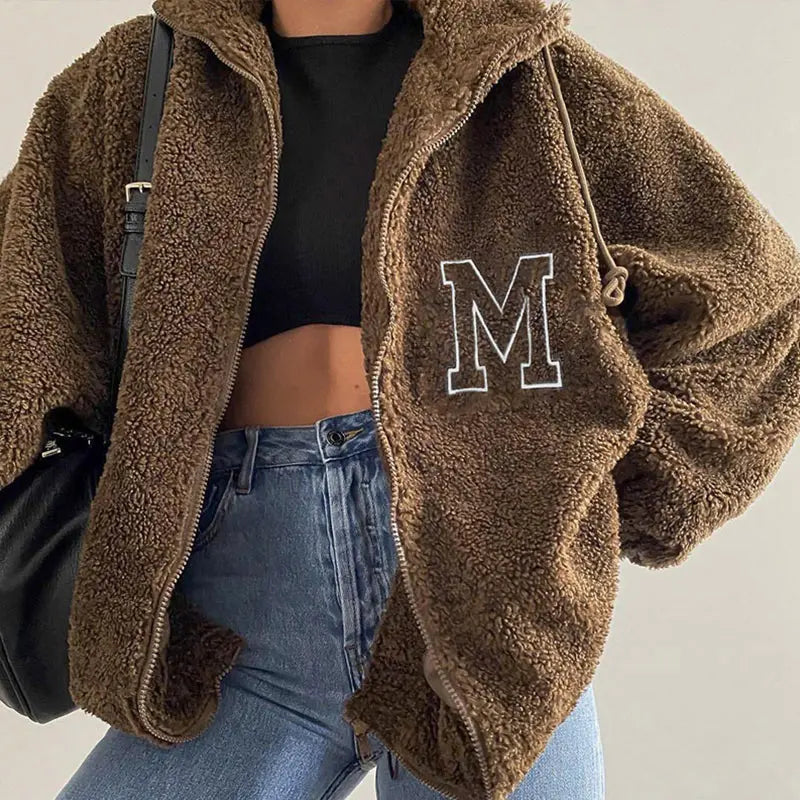 Teddy bomber jacket