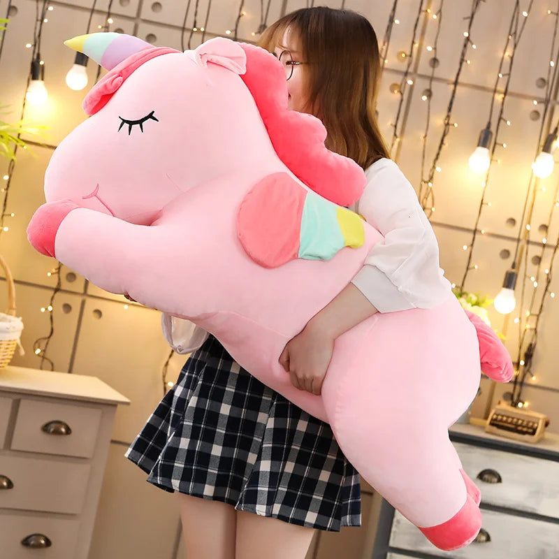 Giant unicorn plush