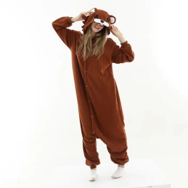 Teddy bear onesie adults