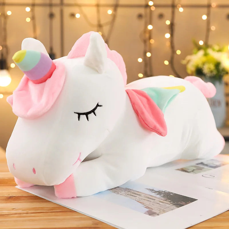 Giant unicorn plush