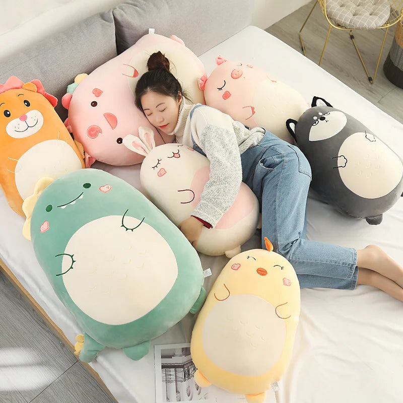 Plush cushions