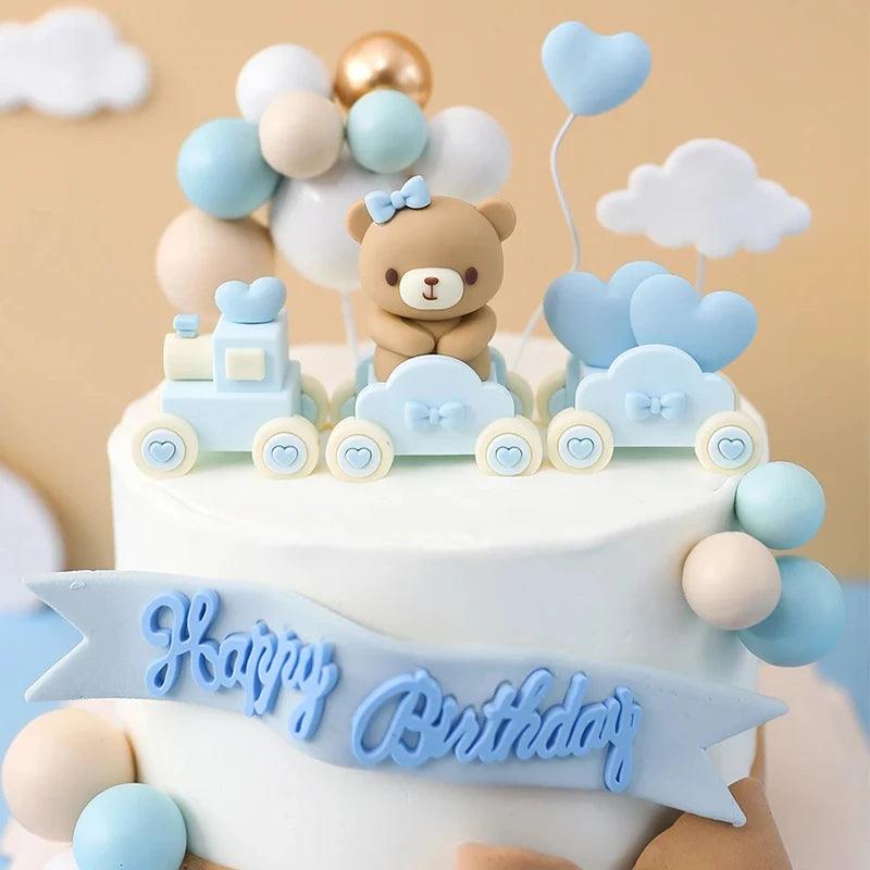 Teddy bear birthday cake