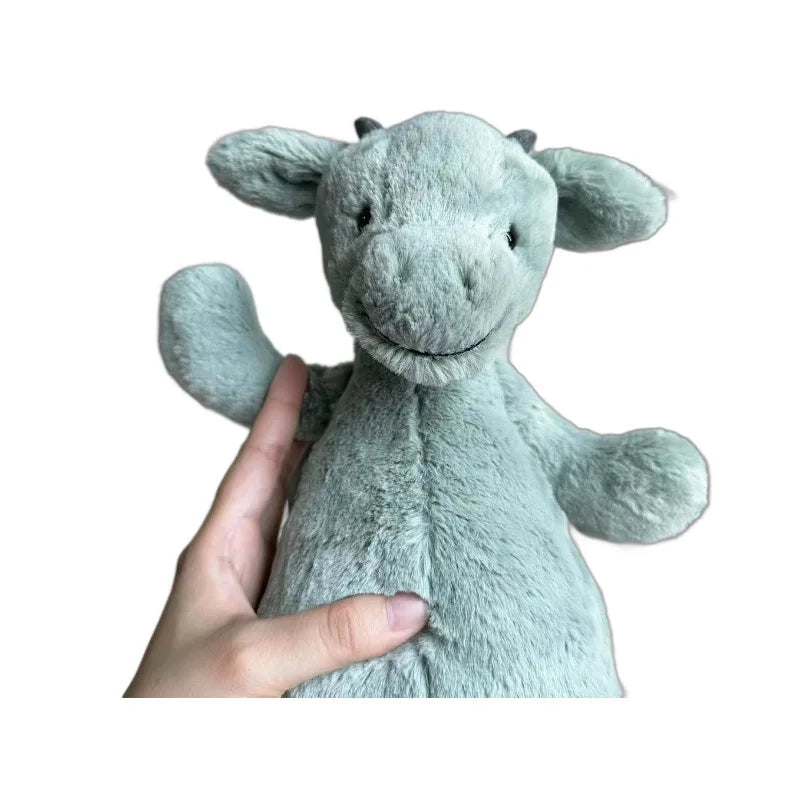 Jellycat medium bashful green dragon plush soft toy