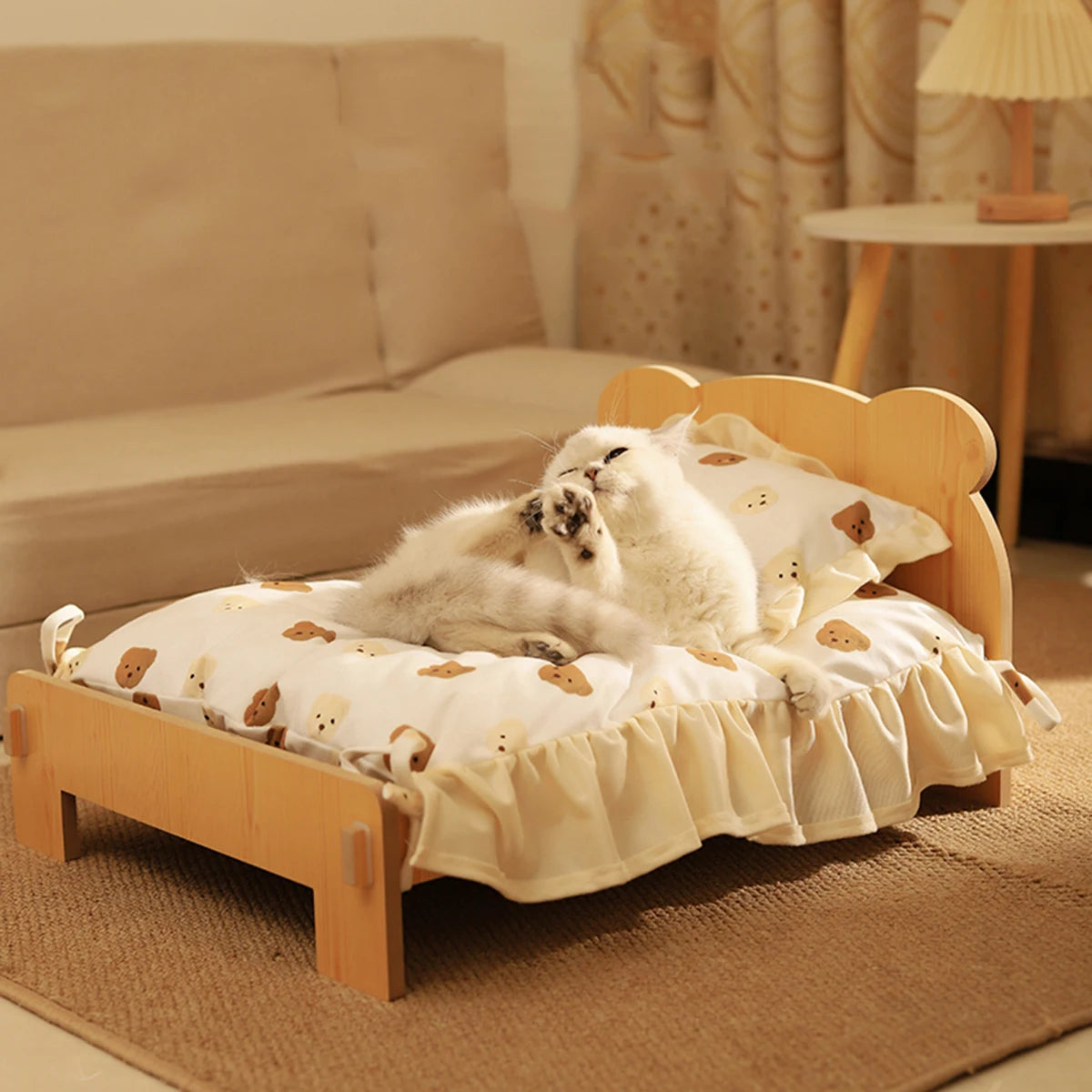 Teddy bear bed frame