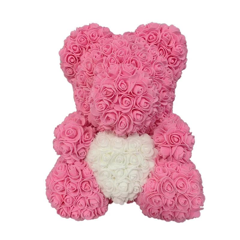 Teddy bear with rose