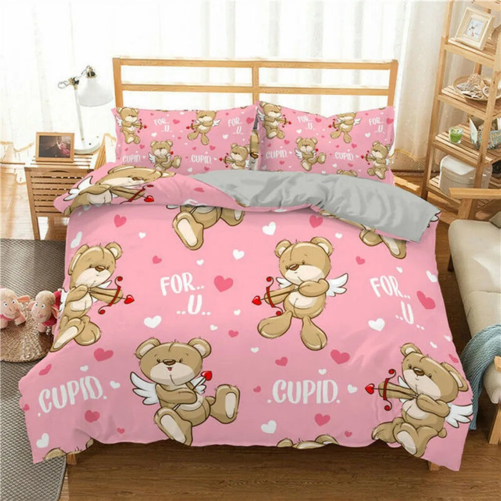 Teddy double duvet set