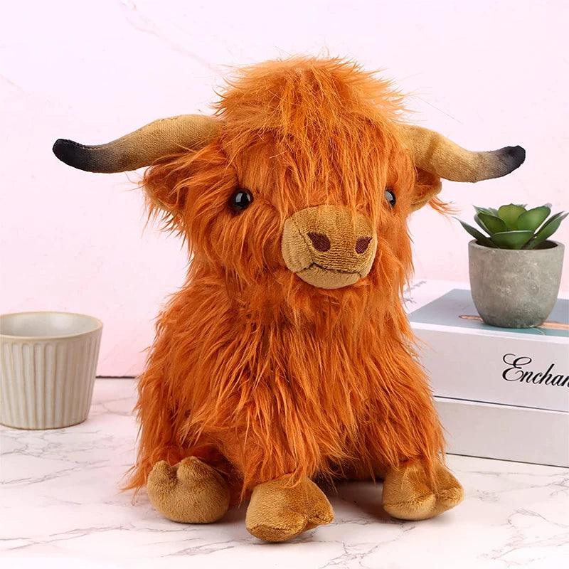 Highland cow plush toy