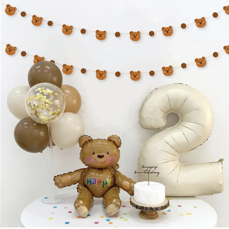 Birthday teddy bear cake