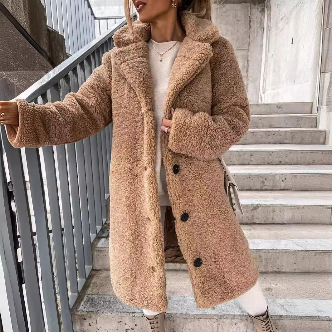 Faux fur coat teddy