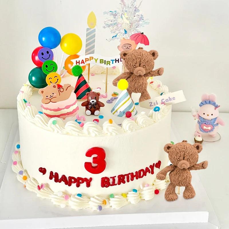 Fondant teddy bear