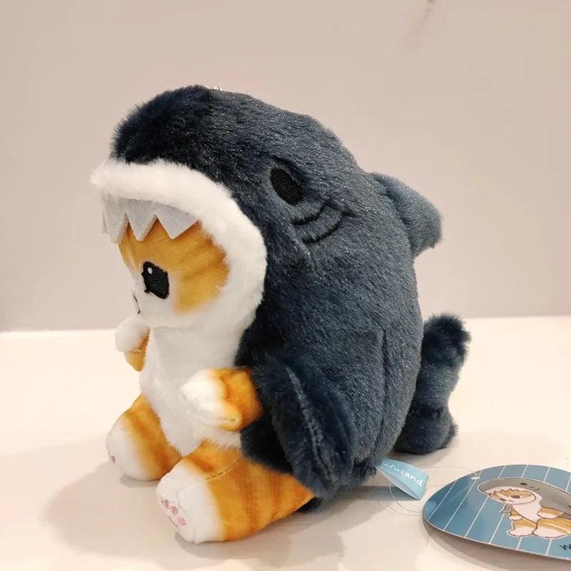 Shark cat plush