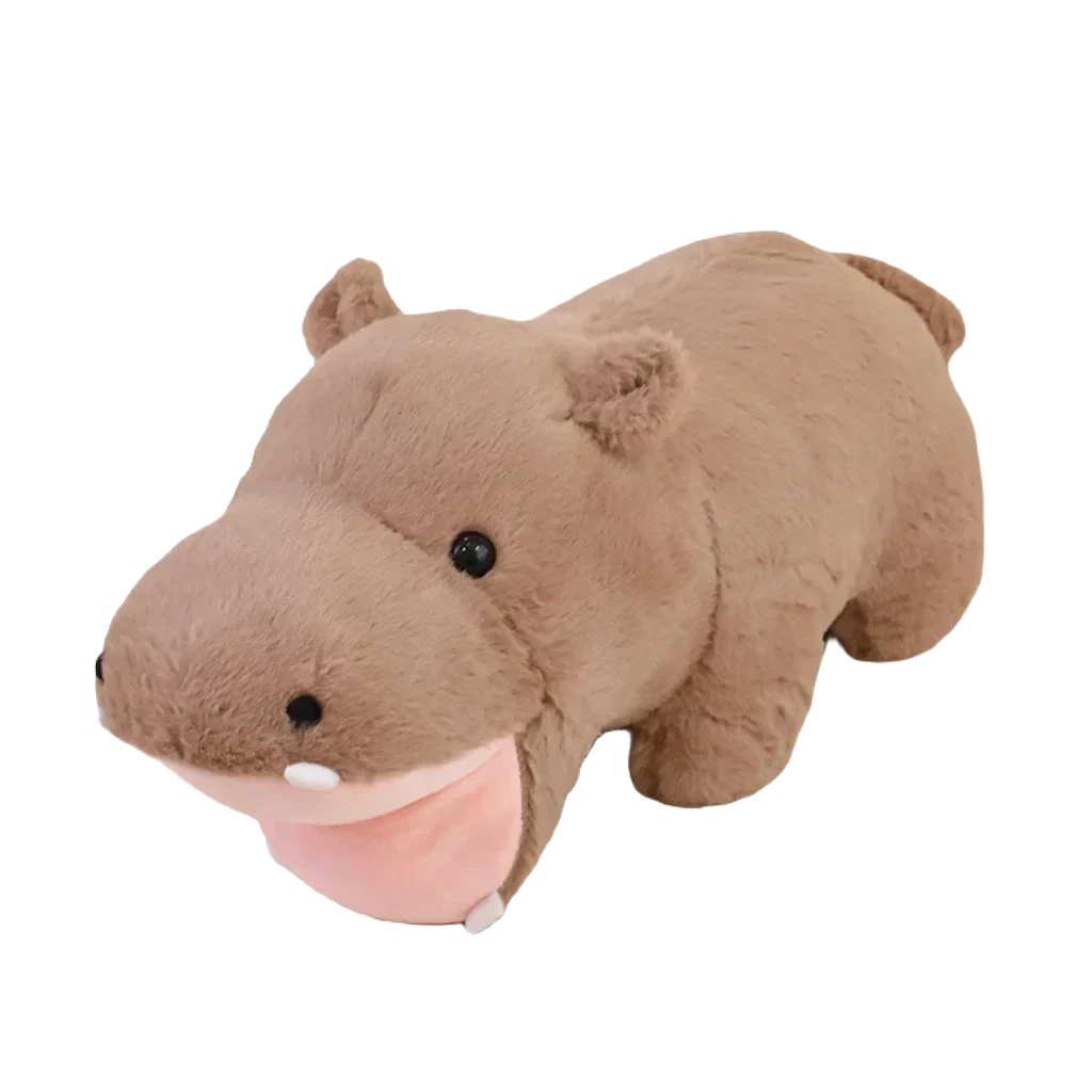 Hippopotamus teddy bears