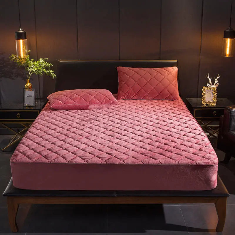 Plush velvet bed