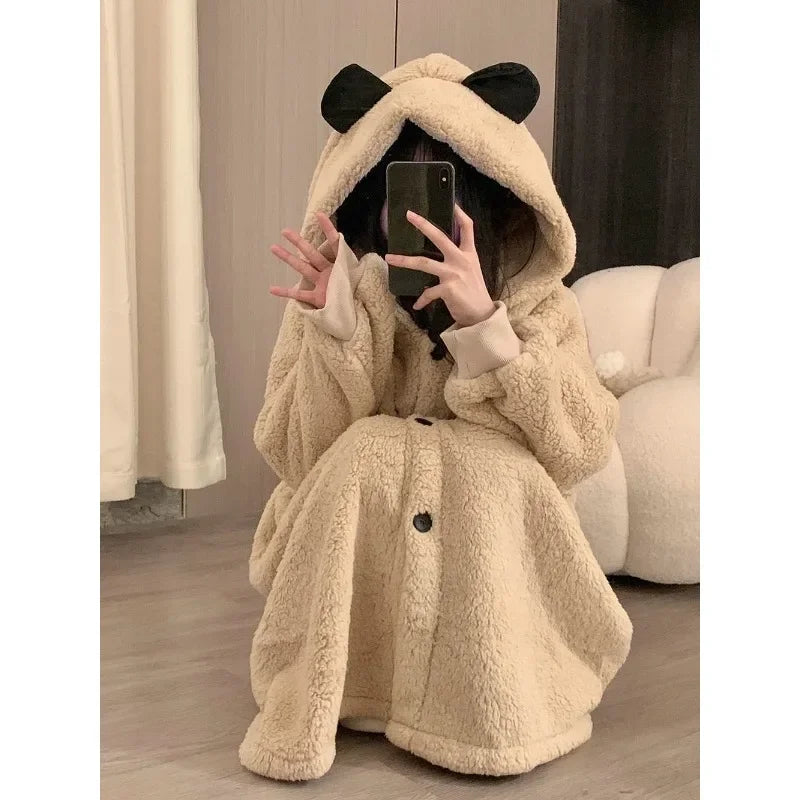 Teddy bear fleece loungewear