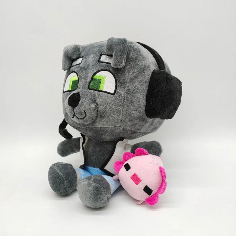 Minecraft wolf plush