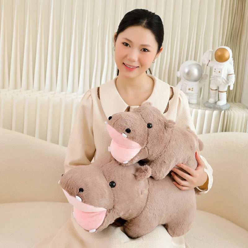 Hippopotamus teddy bears