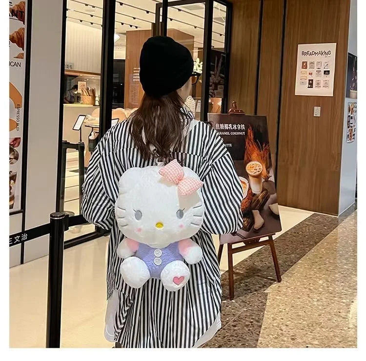 Hello kitty plush backpack