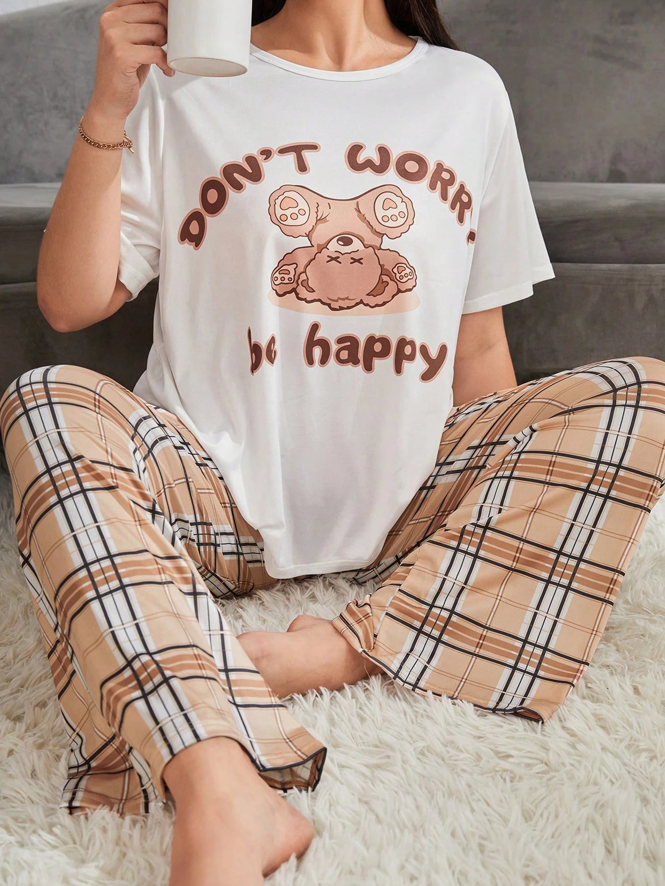 Teddy bear in pajamas