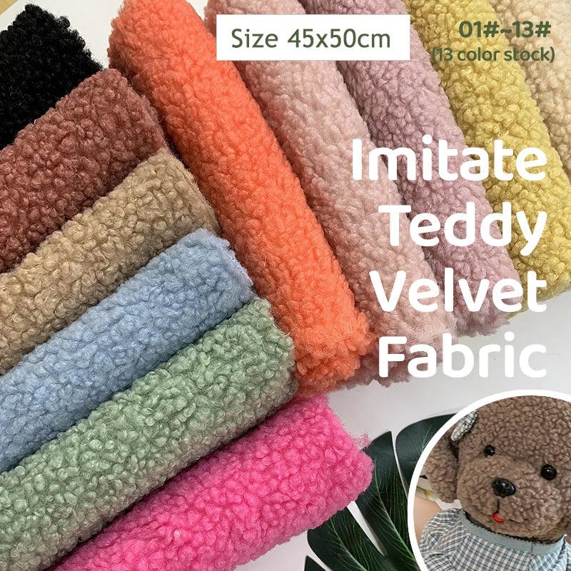 Teddy bear fabric material