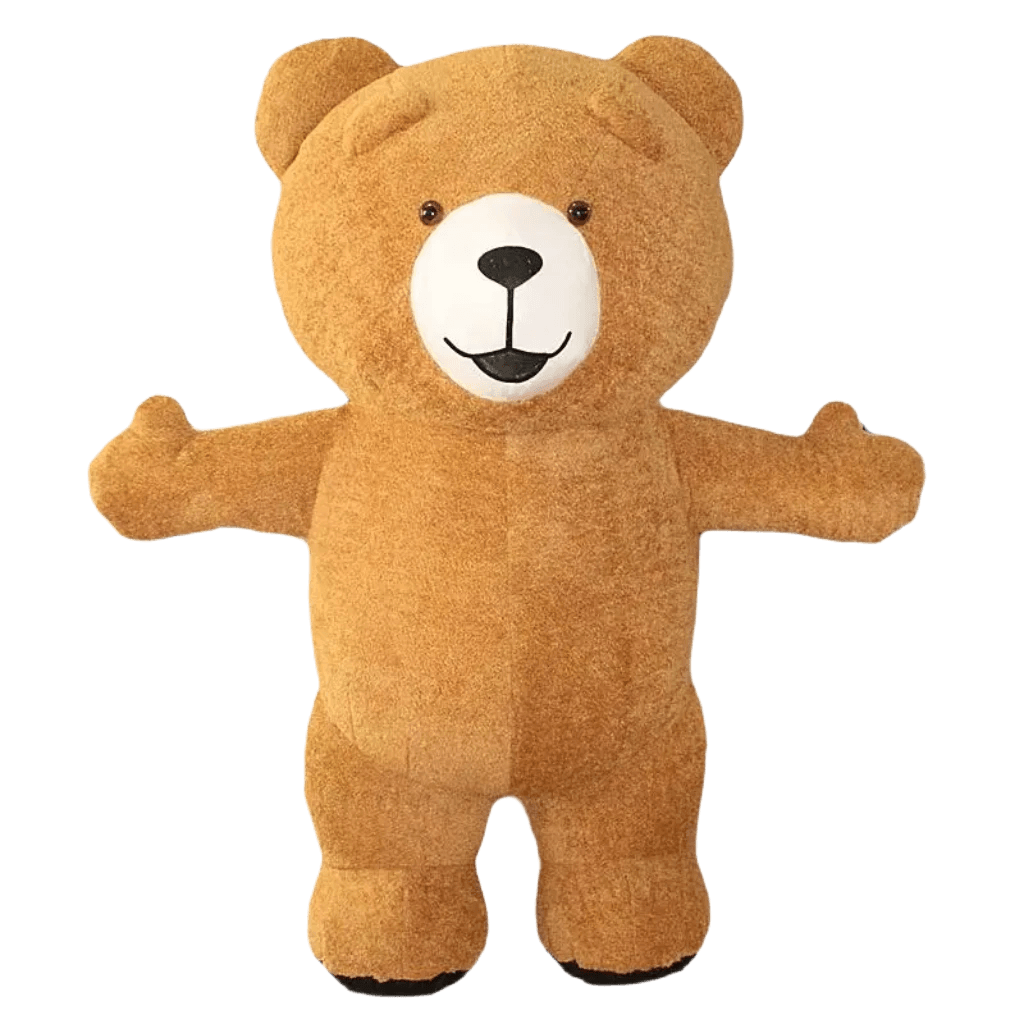 Giant brown teddy bear