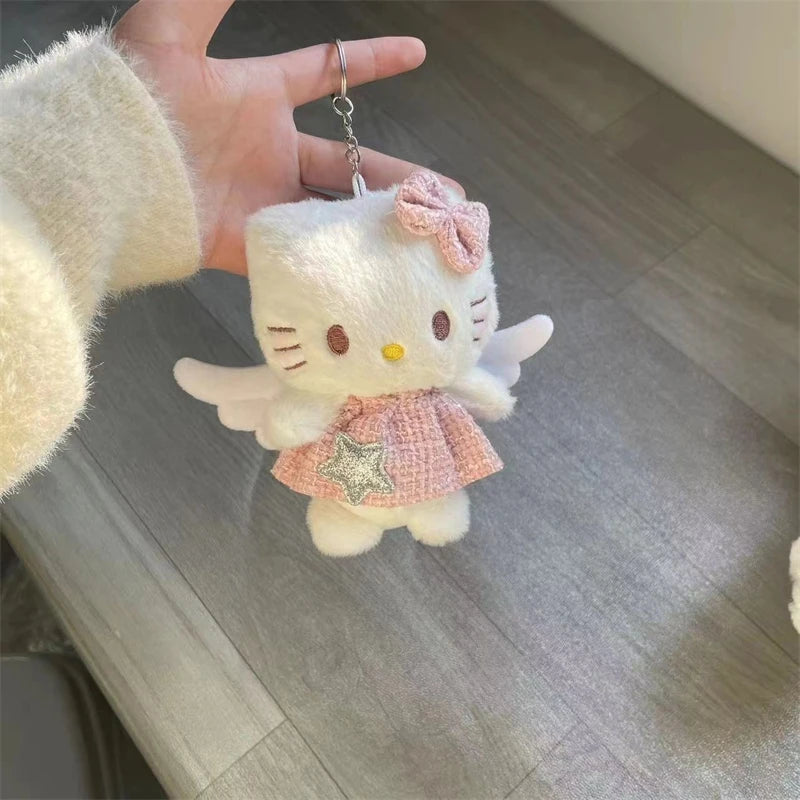 Hello kitty plush keychain