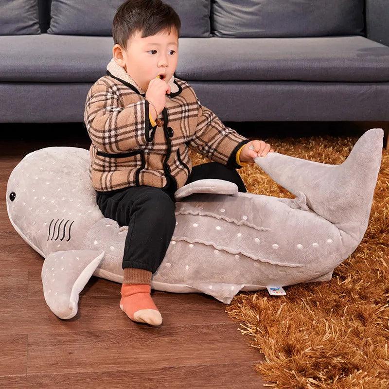 Stuffed whale plush toy