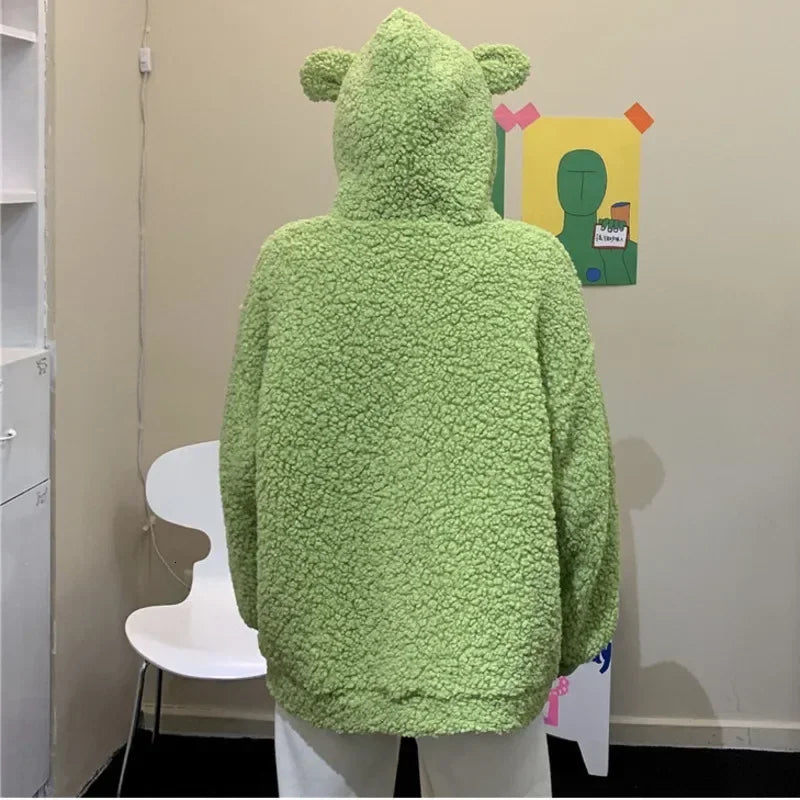 Teddy fleece hoodie