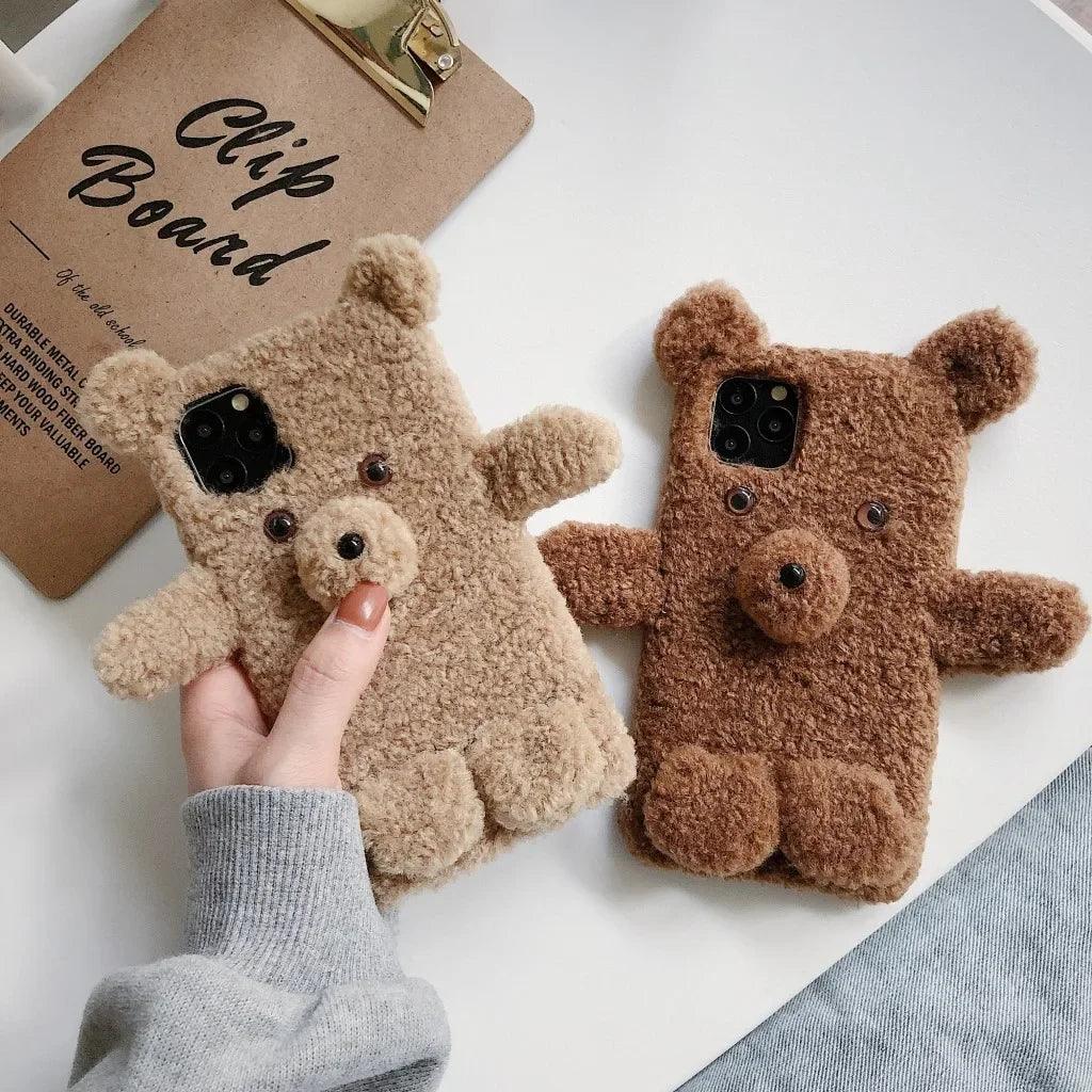 Teddy bear phone case